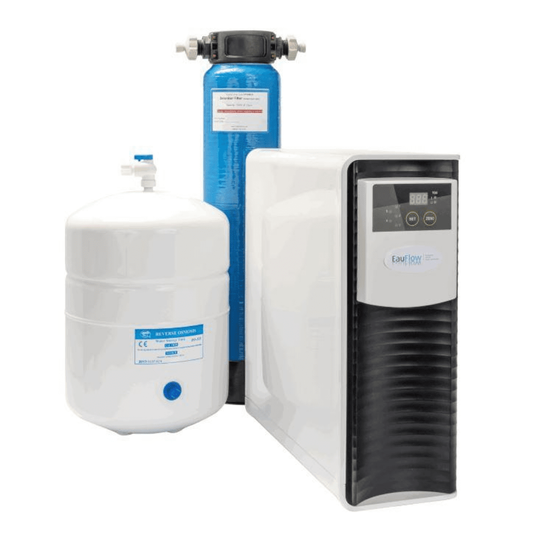 The Eau Flow is a dental reverse osmosis unit that has an easy to change filter