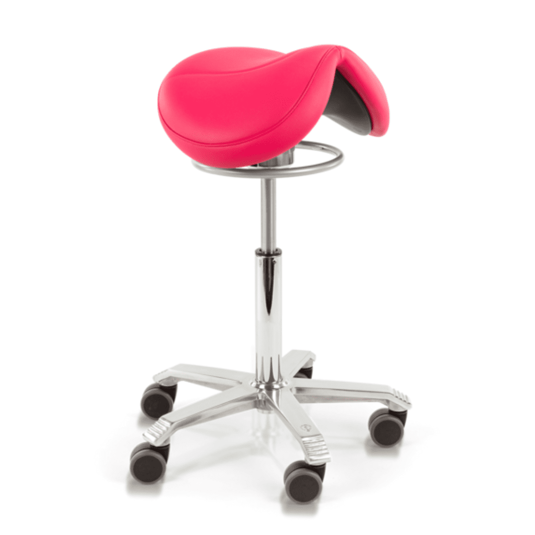 The Score Jumper Balance Saddle stool with the added benefit of the balance ring.