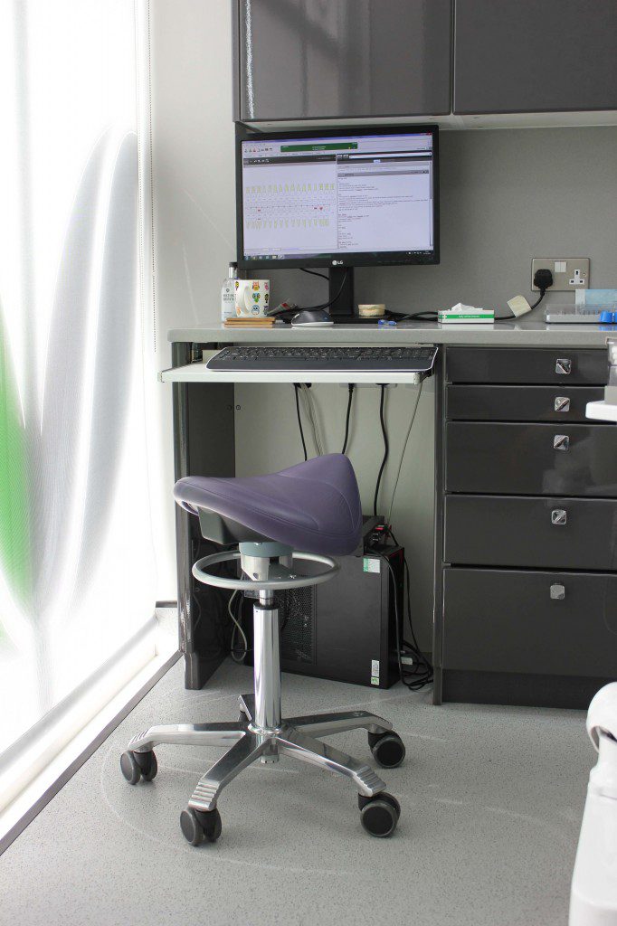 Purple Score stool