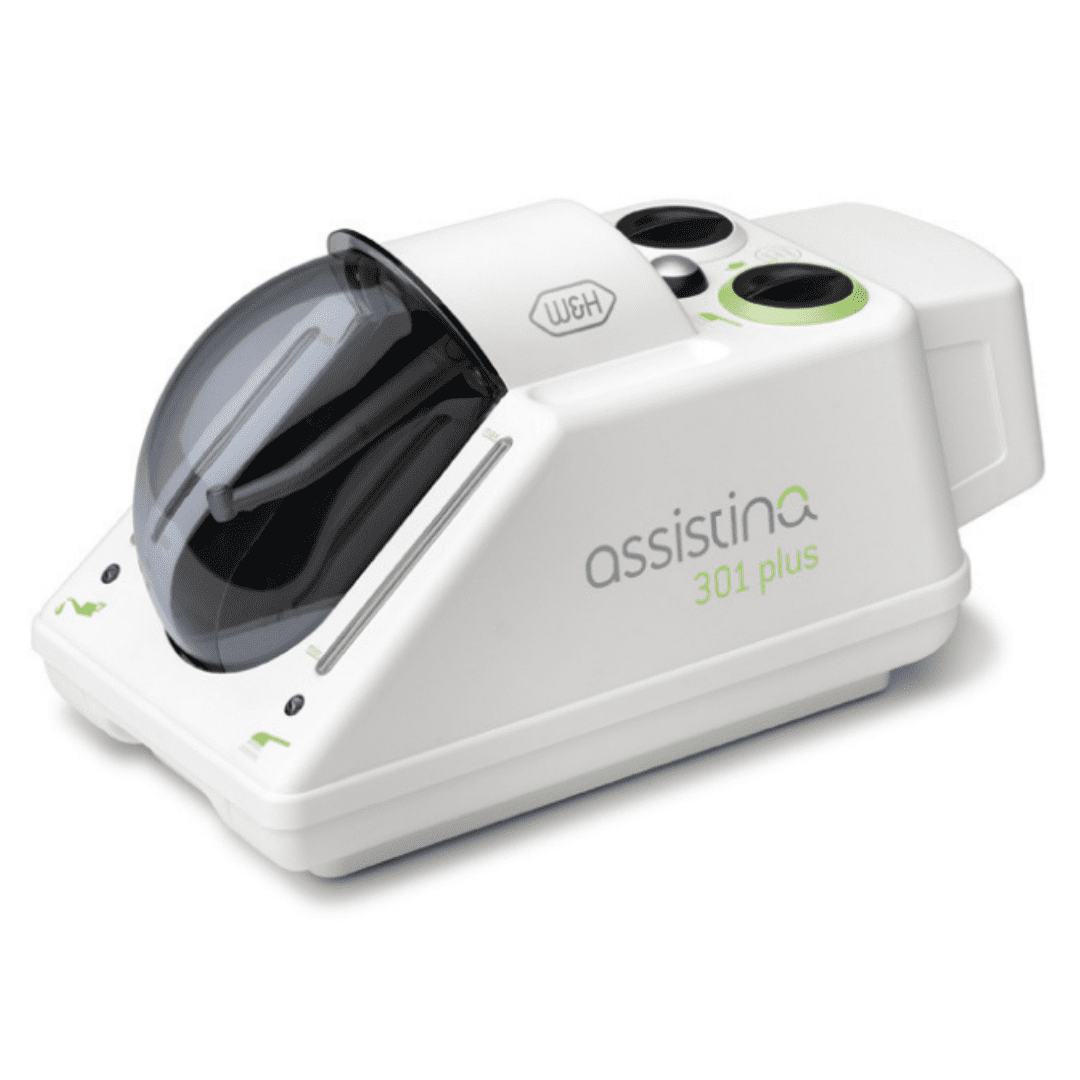 the compact assistina 301 plus handpiece unit