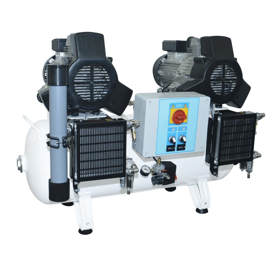 MGF 100/50 Tandem Prime M compressor will service up to 9 dental surgeries