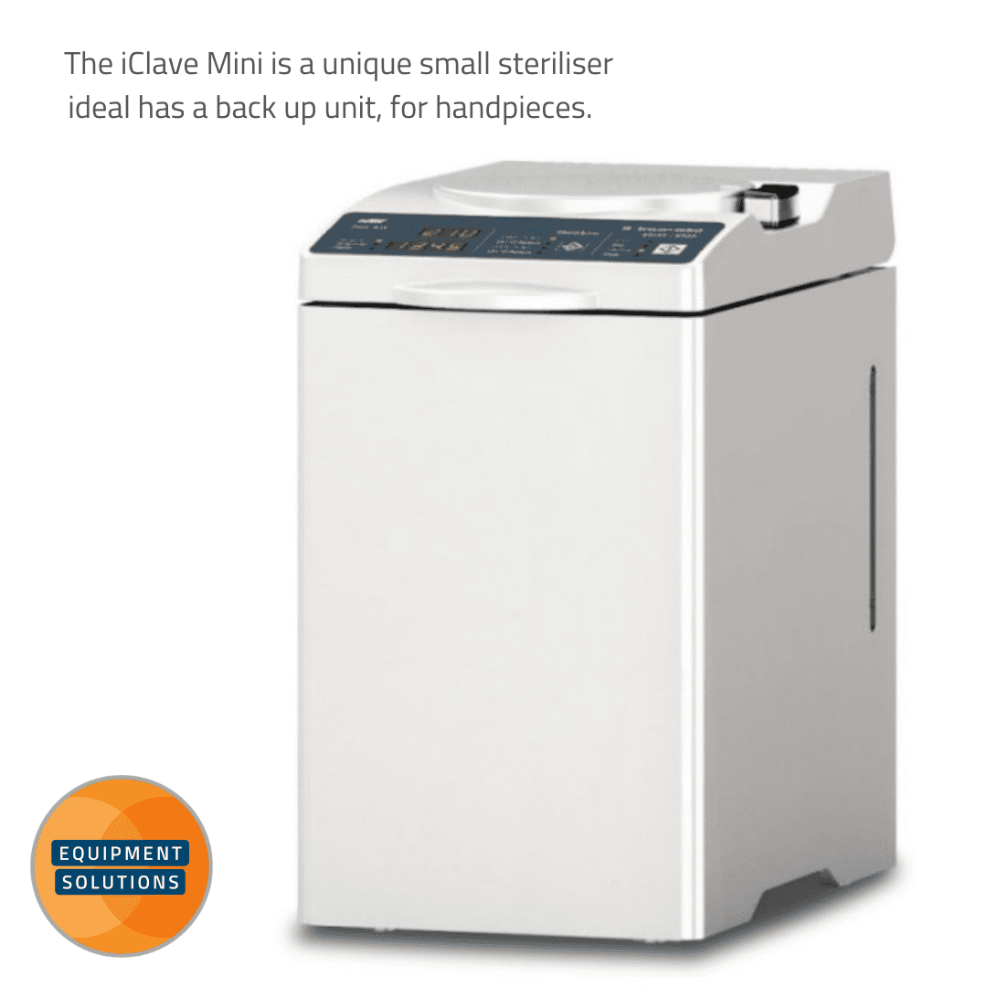 The NSK iClave mini is a small and convenient autoclave is ideal for a back up.
