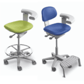 A-dec 522 Nurses Stool with a few options.