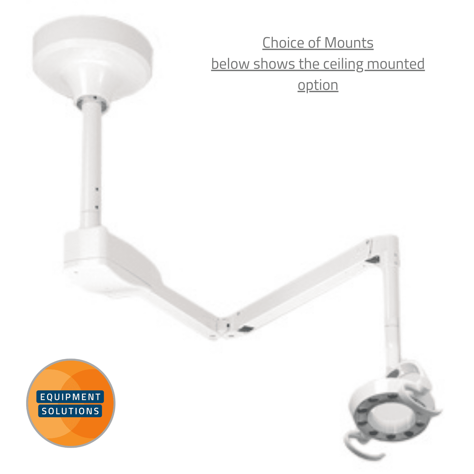 Belmont 900 LED Light with a ceiling mount