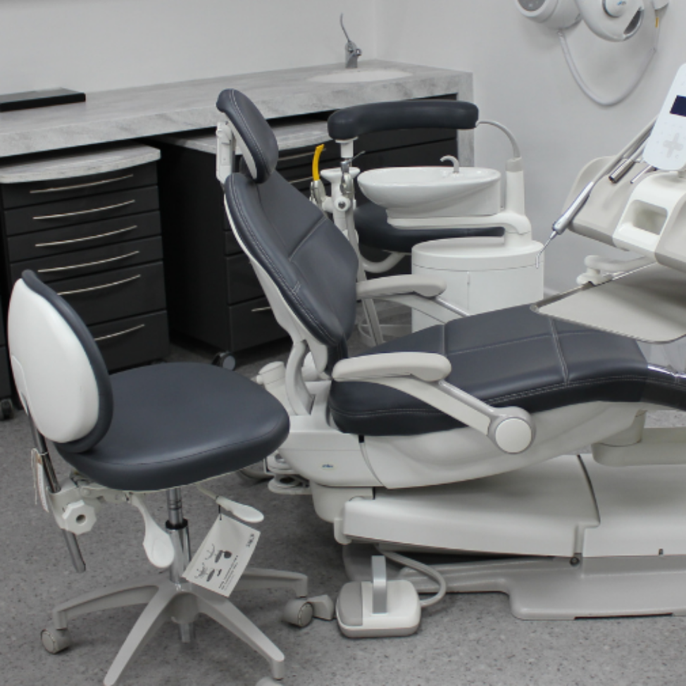 Dental Equipment Showrooms with A-dec 500 with 421 dental stools