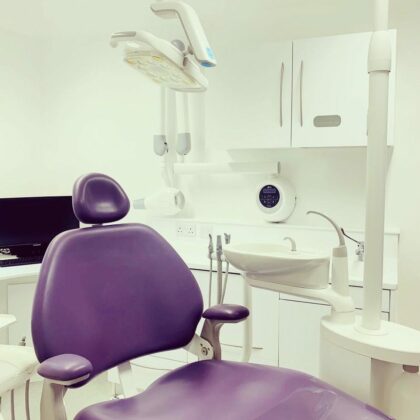 Dental Surgery Design with a new A-dec chair, Durr intraoral x-ray and dental cabinetry