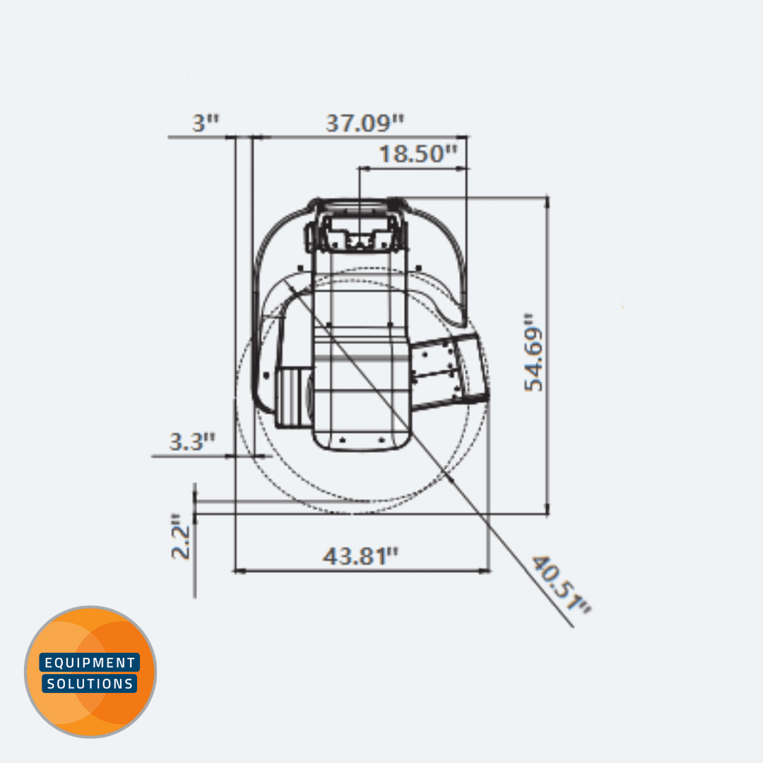 Vatech PaX-i3D Smart from the top view