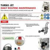 Routine Maintenance on the Cattani Turbo Jet Range