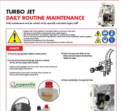 Routine Maintenance on the Cattani Turbo Jet Range