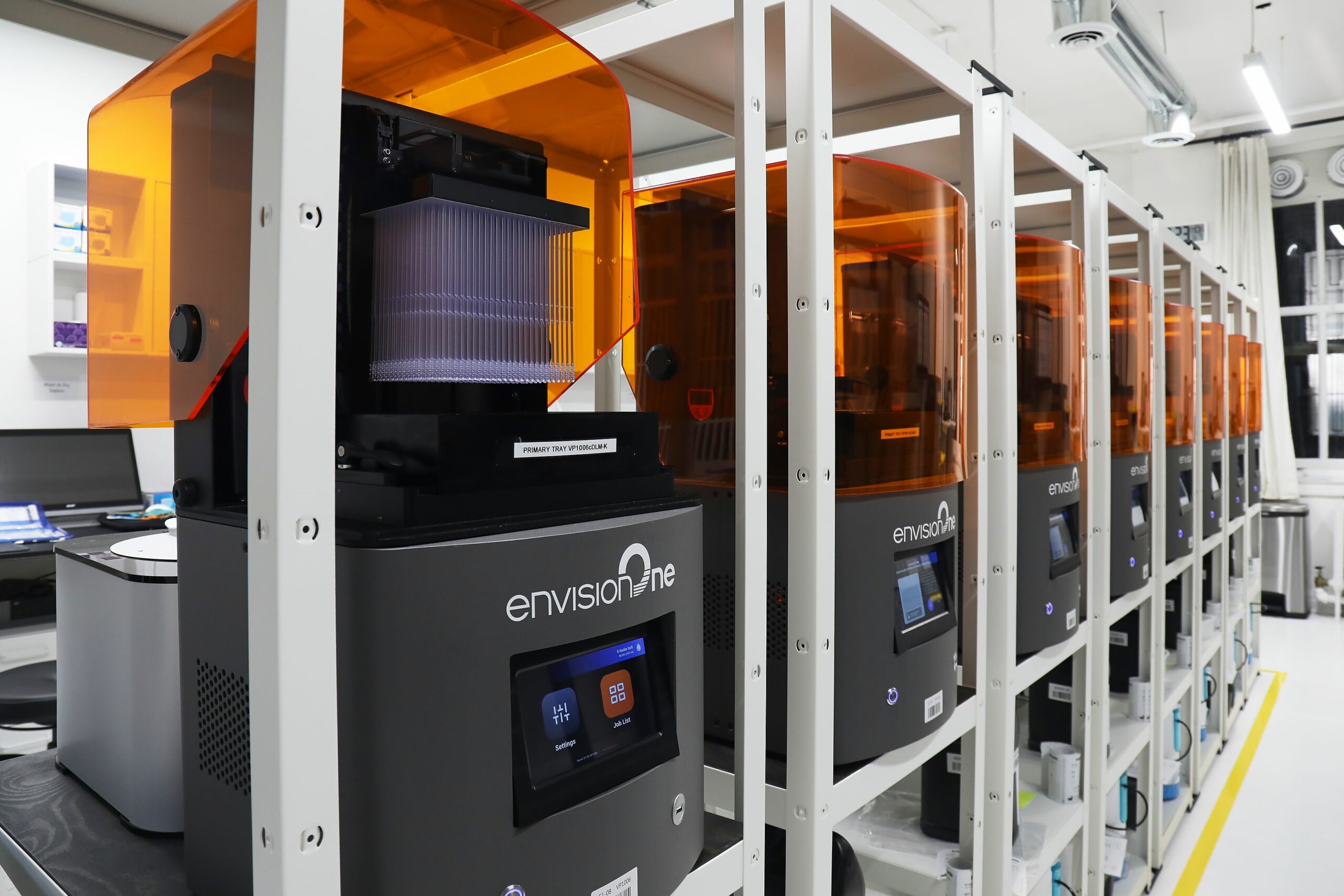 EnvisionTEC's factory with its Envision One 3D Printers