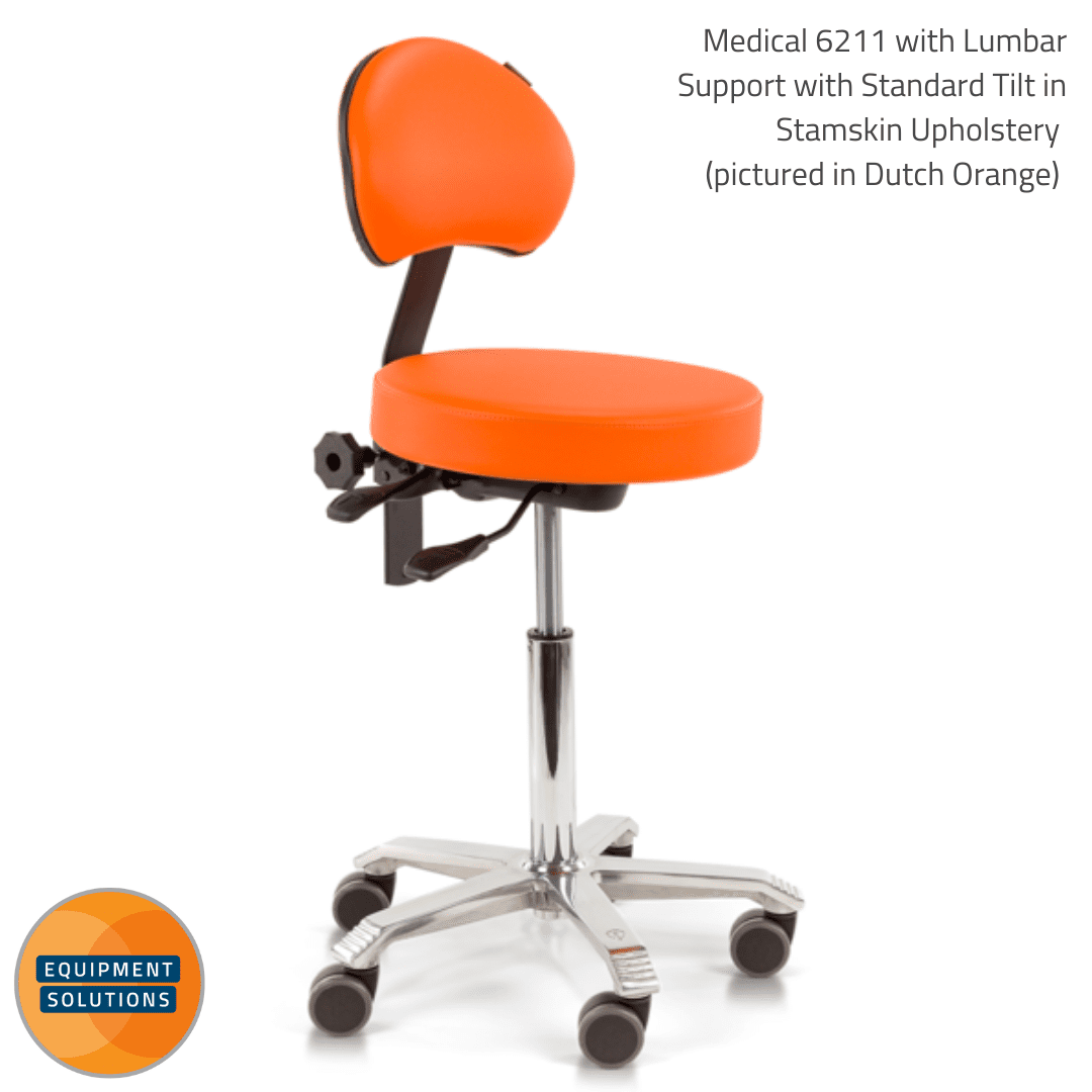 Score Dental Medical 6211 Stool with Lumbar Support