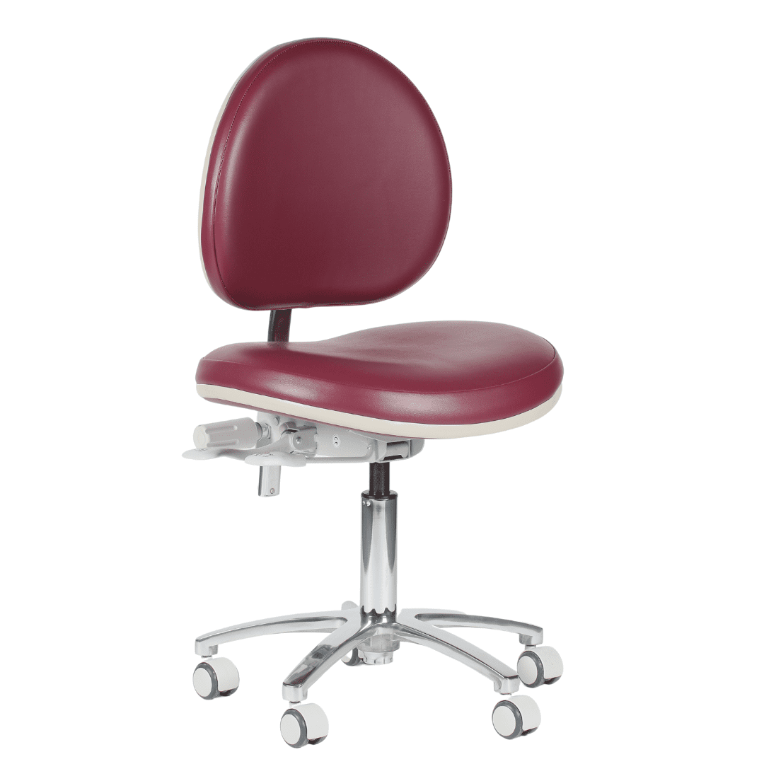 Brewer outlet saddle stool