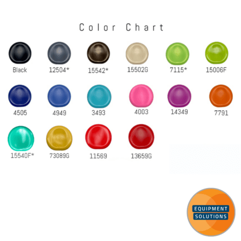 Neodent Triton Plus Dental Chair colour chart