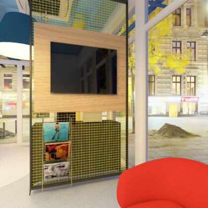 Smilo dental 3D Reception render