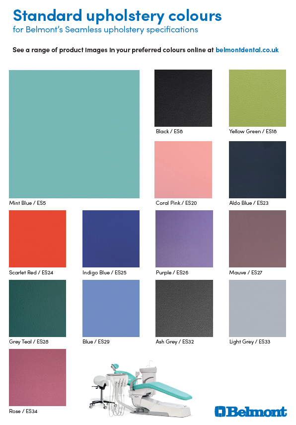 Belmont Standard Upholstery colours 2026