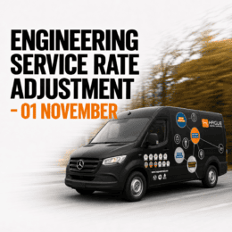Engineering Service Rate Adjustment – 01 November